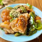 鶏ピーマン味噌炒め