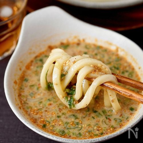 【５分で出来る☆アレで絶品！】ごま豆乳冷やしつけ麺