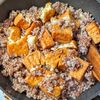 【厚揚げの豚ひき肉あん】包丁いらずパパっと完成✨️の工程4