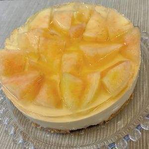 1613724の作ってみた!投稿(レンジで作る♪桃のレアチーズケーキ)