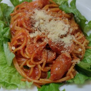 localnaviの作ってみた!投稿(フライパン1つで別茹で不要！トマトクリームパスタ)
