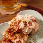 お豆腐巻き豚キムチ