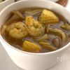 【シーフードカレースープ】魚介の旨味がスープに溶け込む♪の工程3