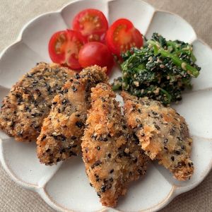 mi♡の作ってみた!投稿(サクサク＆ふっくら♩ぶりのごま風味フライ)