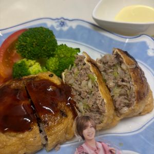 それぞれの作ってみた!投稿(【油揚げメンチカツ】キャベツたっぷり!衣いらずで簡単節約!)