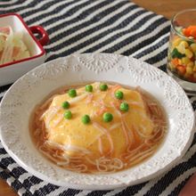 カニカマで節約時短な天津飯