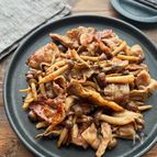 【豚肉ときのこの味噌バター炒め】コクうま！