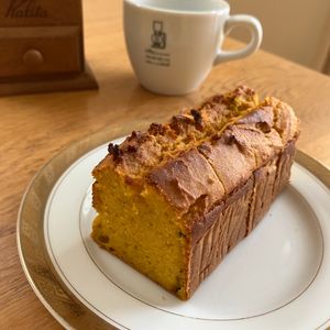 monの作ってみた!投稿(しっとりもっちり♡米粉のかぼちゃパウンドケーキ)
