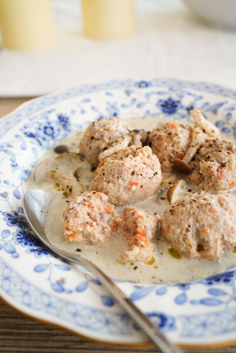 ビーガンナスミートボールのレシピ