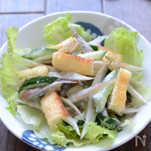 【ごぼうときゅうりの和風サラダ】白だしで簡単おいしい!