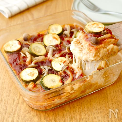【スコップハンバーグ】レンジで1発でできる♪