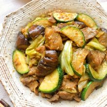 夏野菜のカレー回鍋肉