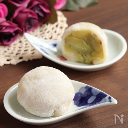 低糖質 もちもちさつまいも大福 おからパウダー レンジで簡単 By 夢 レシピサイト Nadia ナディア プロの料理家のおいしいレシピ