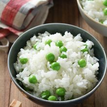 色鮮やかに仕上げる『豆ごはん』(グリーンピースごはん)
