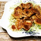 ご飯がすすむ、豚の生姜焼き