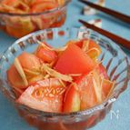 5分で完成！トマトのさっぱり生姜甘酢和え