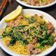 【豚肉ニラのにんにくだし焼きそば】食が進む！やみつき麺◎