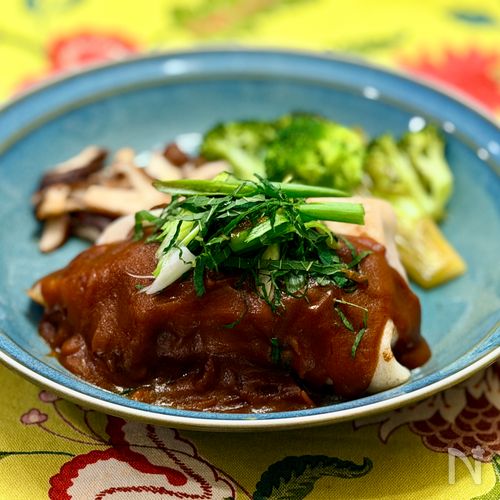 米粉の皮で包む 肉汁じゅわーっとハンバーグ