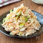 【明太ねぎささみ】レンチンして混ぜるだけ◎やみつきな味♪