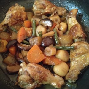 lalilulelonの作ってみた!投稿(ご飯が進むボリュームおかず♡『手羽元と根菜の甘辛照り煮』)