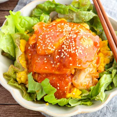 エビチリならぬトリチリ【柔らか鶏むね肉で♪】
