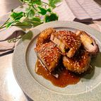 茄子レンコンの豚バラ照り焼き