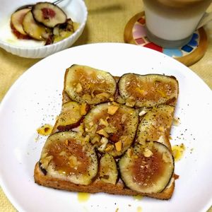 うたかた1299969の作ってみた!投稿(簡単おしゃれにカフェ気分♫いちじくトースト)