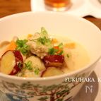 鶏団子の味噌ミルクスープ