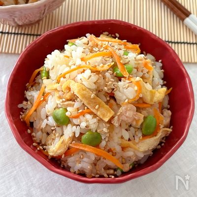 子供が喜ぶ！学校給食の定番♡甘辛味のこぎつねごはん