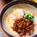 熱々とろとろチーズがけ【ごま担々豆腐】