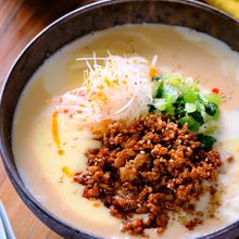 熱々とろとろチーズがけ【ごま担々豆腐】