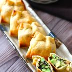ひじき煮とアボカドチーズの巾着♡アツアツトロリそのままパクリ