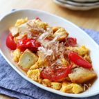 トマトと卵の炒め物　チャンプルー風！