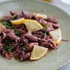 ホタルイカとパクチーの白ワイン蒸し