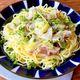 忙しい日に♪火を使わずレンジで8分【ネギ塩焼きそば】