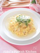 ゆるフワ♪ツナたまごのクリスタルあんかけ