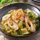 材料3つで副菜完成！長ねぎとちくわの卵とじ