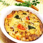 【カロリー半分以上カット！】お豆腐ヘルシーキッシュ