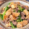 水っぽくならない◎【厚揚げとキャベツの味噌そぼろ炒め】
