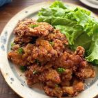 【豚こまのカレー風味唐揚げ】みんな大好き！食欲そそるおかず！