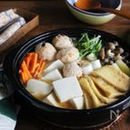 魚貝つみれと豆腐の石狩鍋