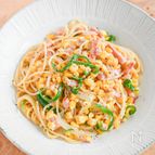 子どもが喜ぶ！とうもろこしとピーマンのチーズパスタ