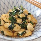 鶏胸肉とニラのコチュジャン炒め