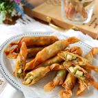ピーマンと筍のスティック春巻き