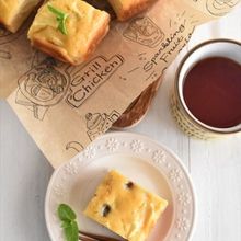 混ぜて焼くだけ！りんごとレーズンのヨーグルトケーキ