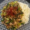 楽ラク手抜キッチン🐶🐾の作ってみた!投稿(がっつり食べよう!小松菜と豚肉の和えそうめん)