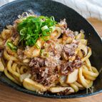 【簡単手抜きランチ】焼肉のたれで！焼肉うどん