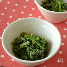 お弁当のおかずにも。アレンジ色々！ほうれん草の和え物レシピ