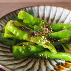 疲労回復！万願寺とうがらしの和風グリル