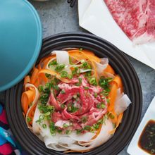 作業時間5分！牛肉と根菜のリボン蒸し